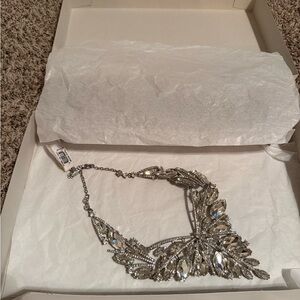 Elegant Silver Statement Necklace